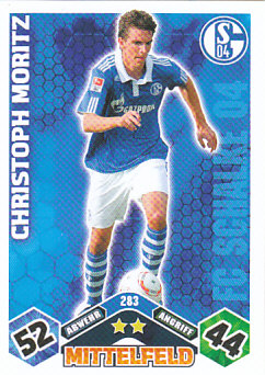 Christoph Moritz Schalke 04 2010/11 Topps MA Bundesliga #283